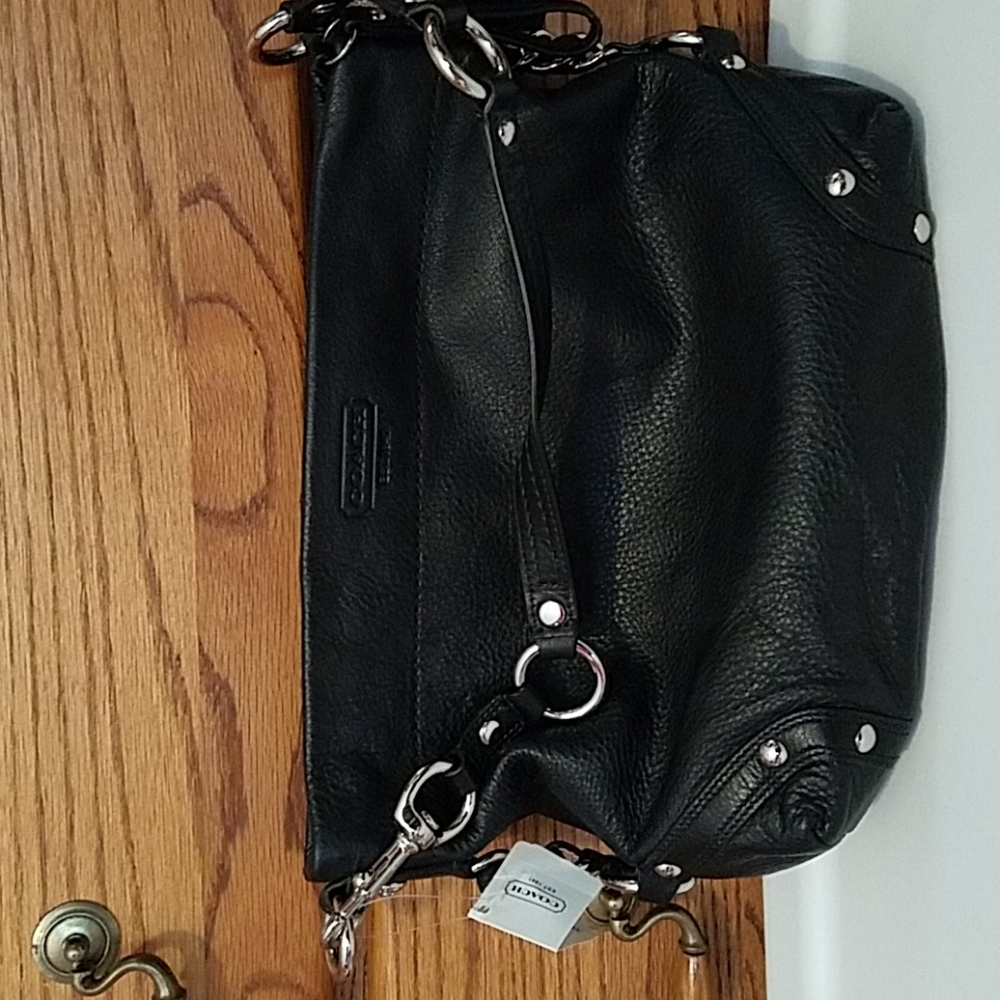 Coach Leather Carley Shoulder Handbag